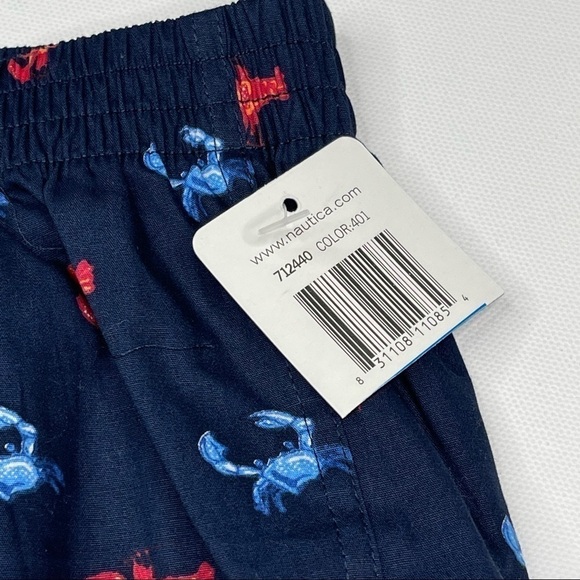 Nautica Boxer Shorts Novelty Print Lounge Nautical Ocean Coastal Navy Blue New - Picture 8 of 9